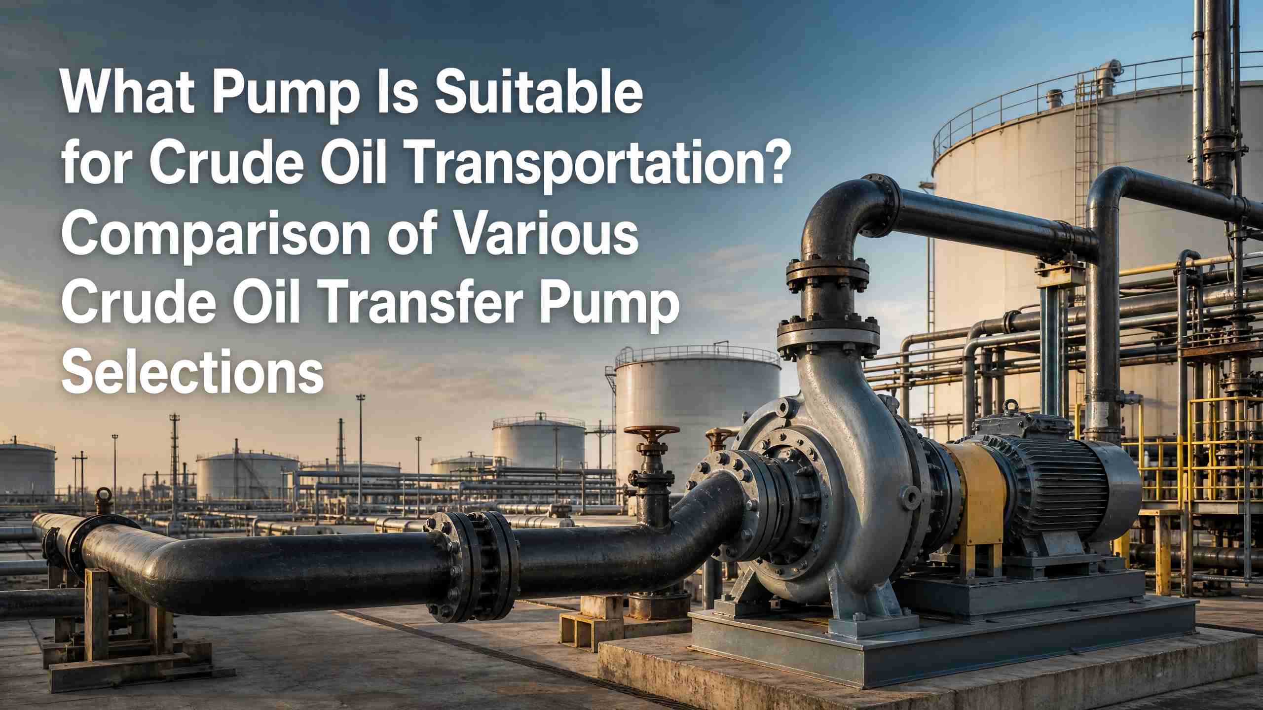 Industrial crude oil pump equipment